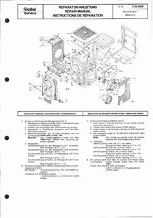 Rollei Tele-Rolleiflex manual. Camera Instructions.